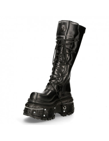HIGH BOOT BLACK IMPERFECT M-272-C46