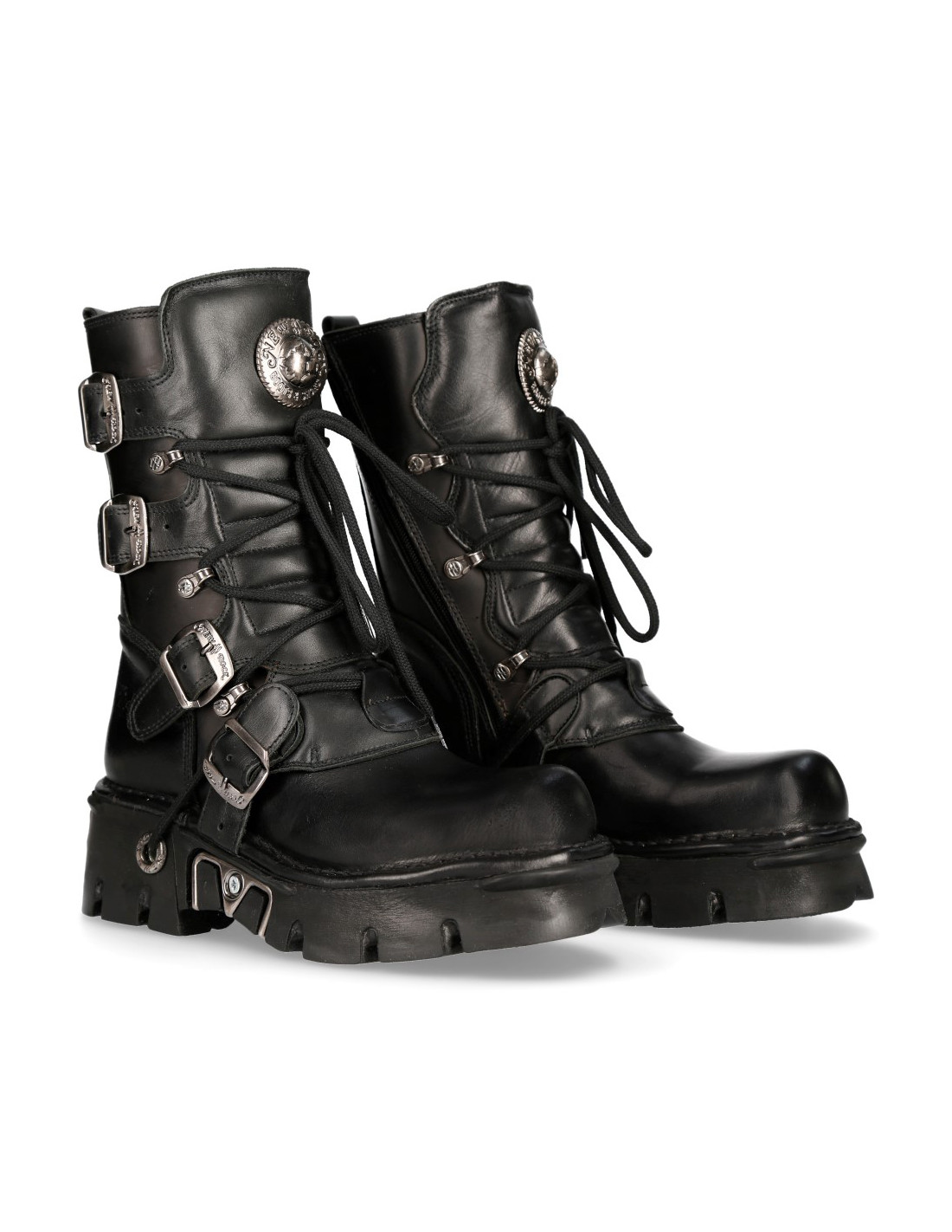 BOOT BLACK REACTOR WITH LACES M-373-S29