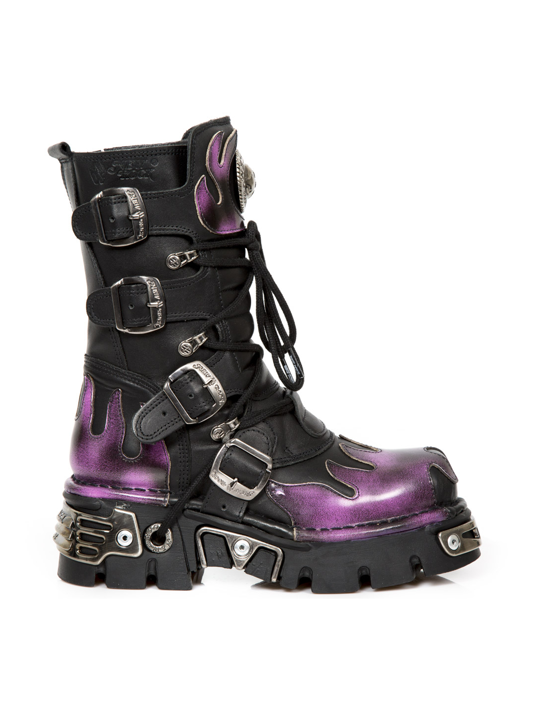 new rock purple boots