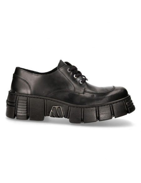 SHOE BLACK TOWER WITH LACES M-WALL042-S1